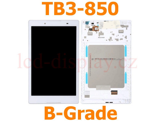 TB3-850 Bílý/Modrý LCD Displej + Dotyk pro Lenovo Tab 3 8 TB3-850F, TB3-850M 5D68C05437 Assembly (TB3-850) by www.lcd-display.cz