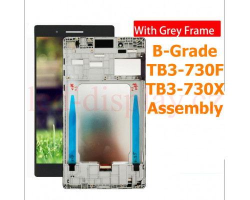 TB3-730 Bílý LCD Displej + Dotyk pro Lenovo TAB3 7 Tablet (TB3-730F, TB3-730X) - Type ZA11 ZA13 5D68C05482 5D68C05757 5D68C07310 Assembly (TB3-730) by www.lcd-display.cz