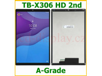 TB-X306 Černý LCD Displej + Dotyk pro Tab M10 HD (2nd Gen) (TB - X306F, TB - X306X, TB-X306V ) - Type ZA8K 5D68C17102 Assembly