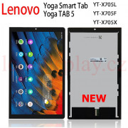 X705 Černý LCD Displej + Dotyk pro Yoga Smart Tab (YT-X705F, YT-X705L, YT-X705X) - Type ZA3V 5D68C15559 Assembly