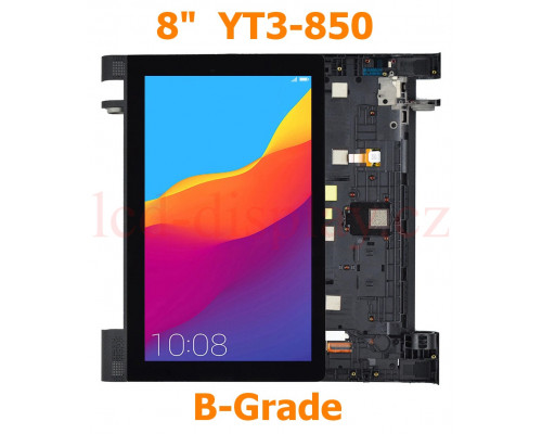 YT3-850 Černý LCD Displej + Dotyk pro Lenovo Yoga Tab 3 YT3-850 (850F, 850M, 850L) 5D68C02838 5D68C07614 Assembly (YT3-850) by www.lcd-display.cz