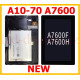 A10-70 Černý LCD Displej + Dotyk pro Lenovo Tab 2 A10-70 A7600 5D69A6MVWR Assembly