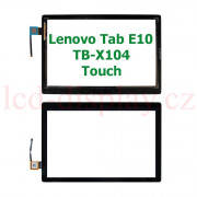 X104 LTE Černý Dotyk pro Lenovo Tab E10 TB-X104F X104F X104X X104L ZA47 ZA4C ZA4D ZA4F 5D68C12200 5D68C13872 5D68C14551 Touch