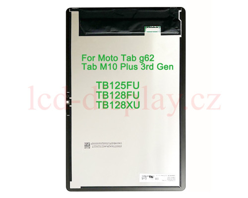Černý LCD Displej + Dotyk pro Lenovo Tab M10 Plus (3rd Gen) TB125FU, TB128FU, TB128XU 5D18C20998 Assembly (TB125FU, TB128FU) by www.lcd-display.cz