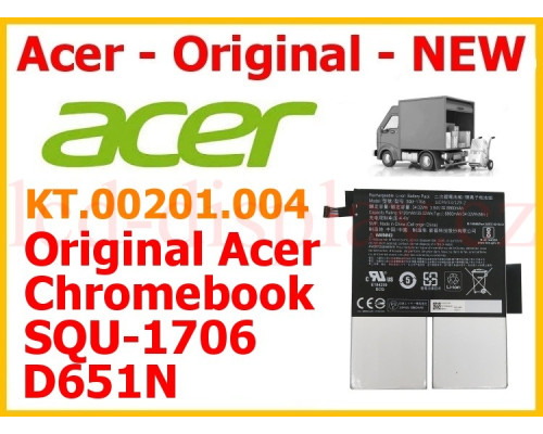 D651N SQU-1706 Acer Chromebook Tab Baterka  KT.00201.004 1ICP4/53/129-2 8860mAh (D651N / SQU-1706 / KT.00201.004) by www.lcd-display.cz